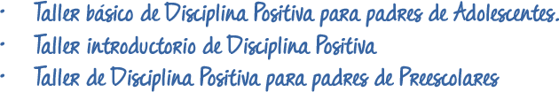 Talleres septiembre Voluntar