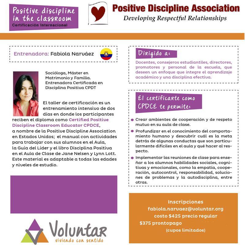 disciplina positiva en el aula de clase