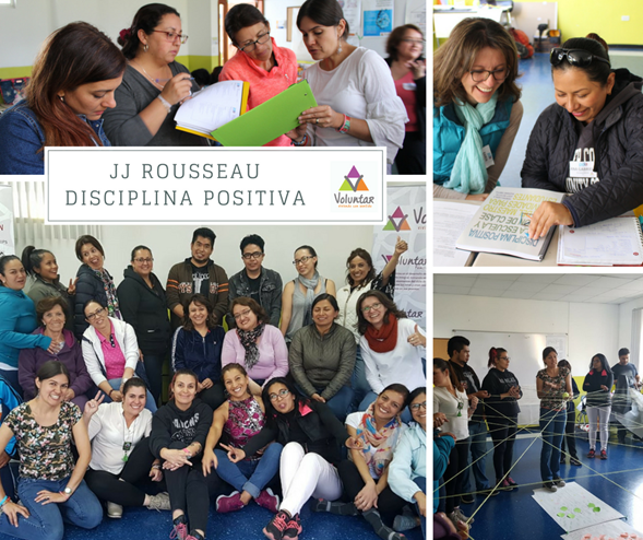 UE Jean-Jacques Rousseau se certifica como educadores de aula con disciplina positiva