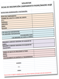formulario de inscripción